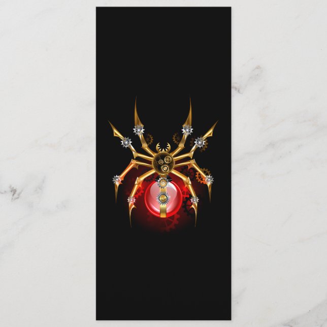 Programa Aranha-do-galo em preto (Frente)