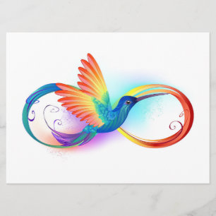 Programa Arco-íris Hummingbird com símbolo Infinito