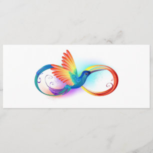 Programa Arco-íris Hummingbird com símbolo Infinito