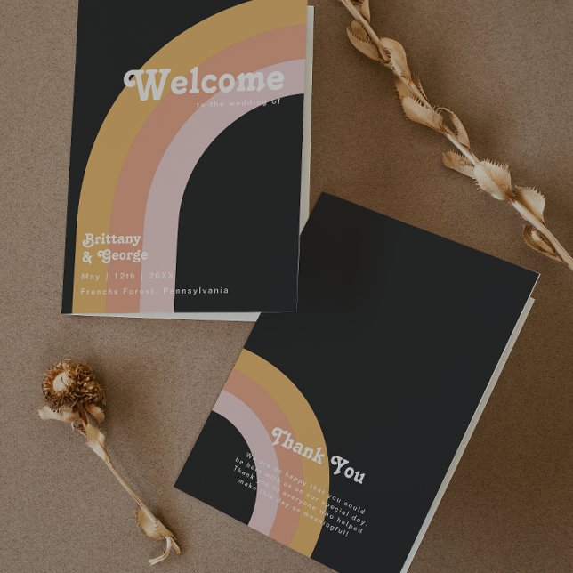 Programa Arco-Íris Moderno dos anos 70 | Casamento dobrado  (Criador carregado)