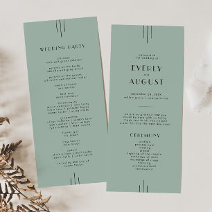 Programa Arte Clássica CADA VEZ Moderna Deco Sage Casamento
