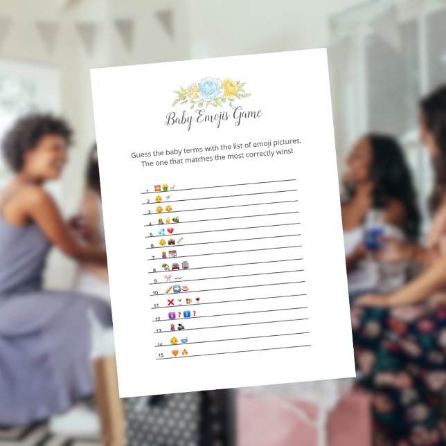 Programa Baby Emojis Boy Teddy Bear Card (Criador carregado)