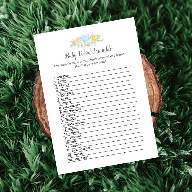 Programa Bebê Palavra Escramble Boy Teddy Bear (Criador carregado)