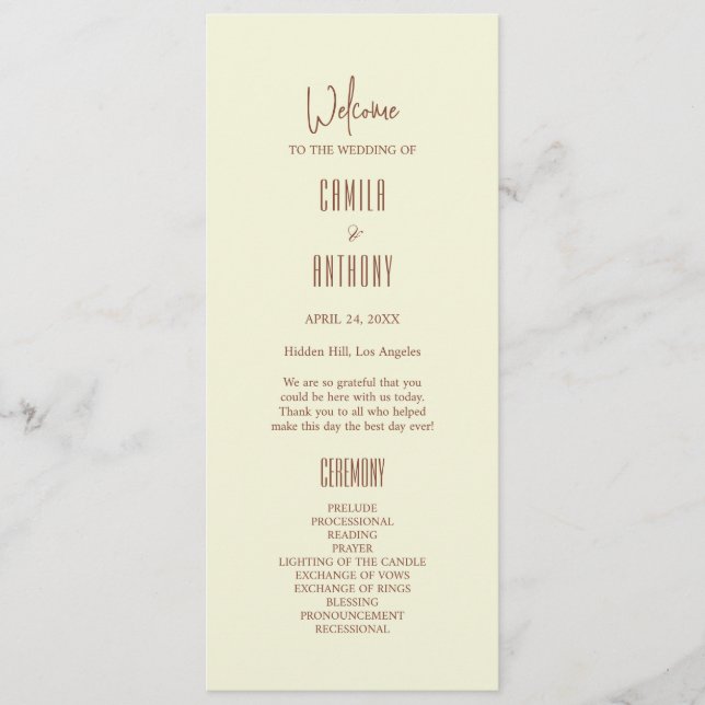 Programa Beige Brown (Frente)