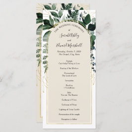 Programa Beige Modern Arch Botanic Greenery