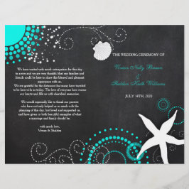 Programa Bi Fold de Celebração de Casamento em Pra