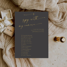 Programa BLAIRE Modern Spy Weding Photo Hunt Game