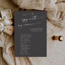 Programa BLAIRE Modern Spy Weding Photo Hunt Game