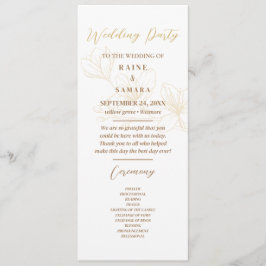 Programa Blooming with Love: Casamento de Script Minimalist