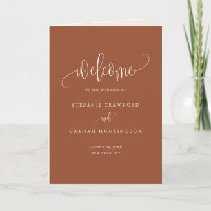 Programa Boho Bonito Calliografia Terracotta Casamento