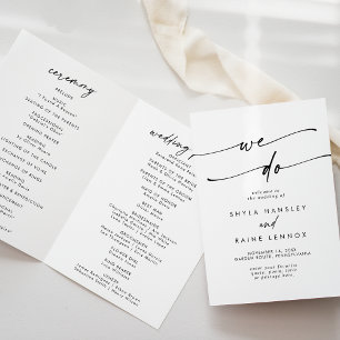 Programa Boho Chic Black and White Nós Dobramos O Casamento