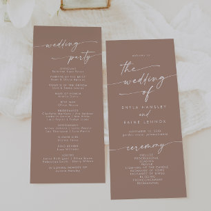 Programa Boho Chic Neutral Taupe Comprimento Casamento