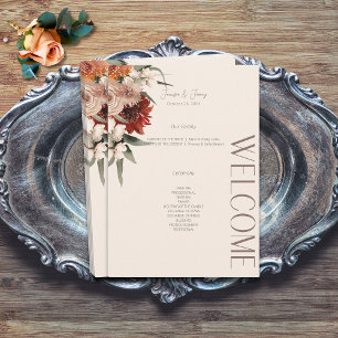 Programa Boho Rust & Neutral Cream Fall Floral