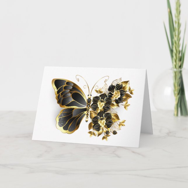 Programa Borboleta Flor Dourada com Orquídea Preta (Frente)