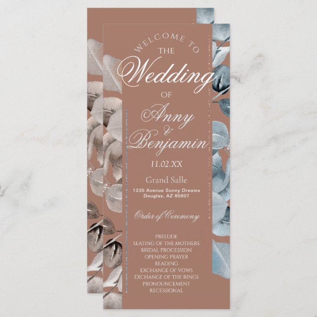 Programa Botânico Mocha Mousse 2 (Frente/Verso)