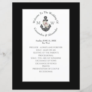 Programa Branco Náutico de Casamento Náutico de Ân