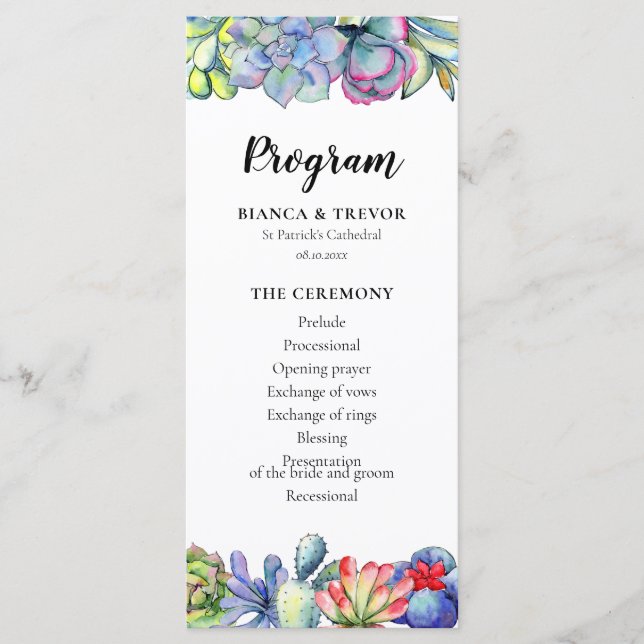 Programa Cacto-aquarela (Frente)