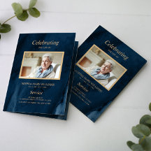 Caligrafia Dourada e Azul Funerário |Programa Memo