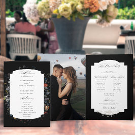 Programa Caligrafia Floral Preta de Belas Artes