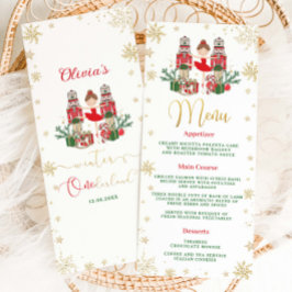 Programa Cardápio de 1º Aniversário Nutcracker Winter Onede