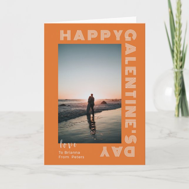 Programa Casal de Colagem de Fotos Feliz Dia de Galentine d (Frente)