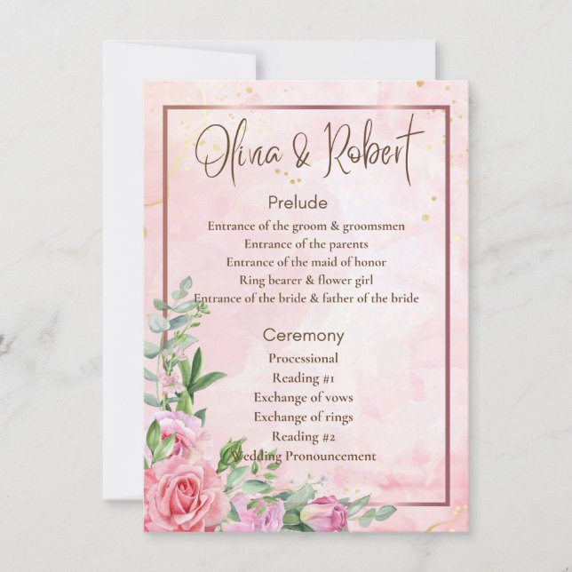 Programa Casamento (Frente)