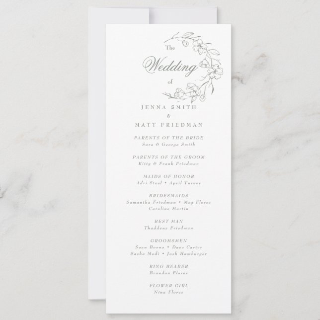 Programa Casamento (Frente)