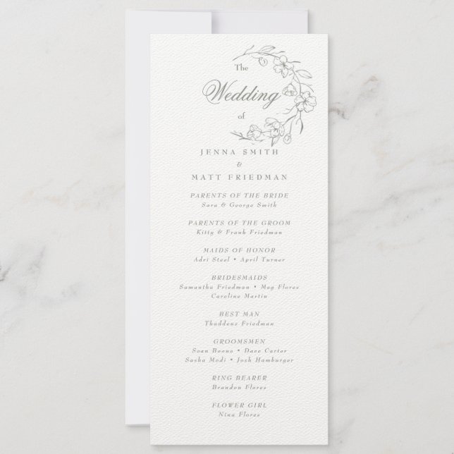 Programa Casamento (Frente)