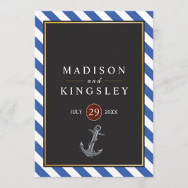 Programa Casamento à vela de barcos náuticos Anchor fabulos