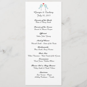 Programa Casamento "Aves"