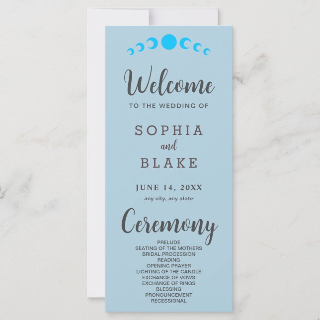 Programa Casamento Azul Fases da Lua (Frente)