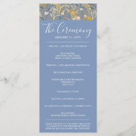 Programa Casamento Azul Marinho e Amarelo da Margarida Botâ