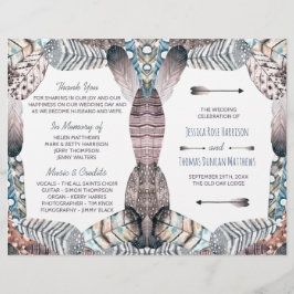 Programa Casamento Boêmico de Penas Tribais Modern