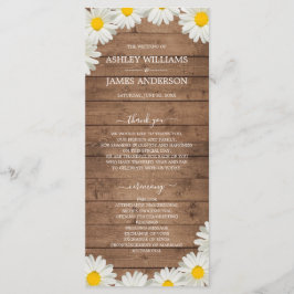 Programa Casamento bonito de Madeira Branca Floral Russa