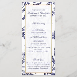 Programa Casamento Botânico Dourado, Marinho Romântico Eleg