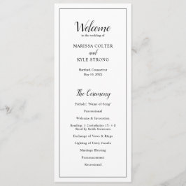Programa Casamento Clássico Elegante