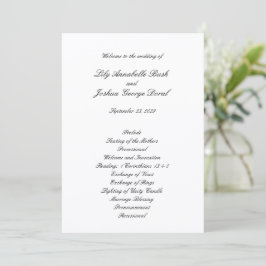 Programa Casamento Clássico Preto e Branco Atemporal
