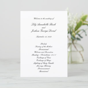 Programa Casamento Clássico Preto e Branco Atemporal