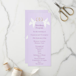 Programa Casamento Colorido Design Lilac