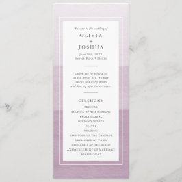 Programa Casamento com Cor de Água Púrpura