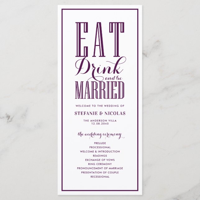 Programa Casamento Comer Beber e ser Casado (Frente)