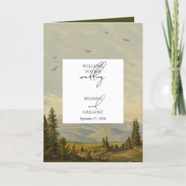 Programa Casamento da Ordem de Serviço da Floresta Pine