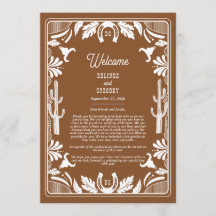 Casamento de Cowboy Brown, Itinerário do País Ocid