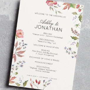 Programa Casamento de Divisor Floral Moderno