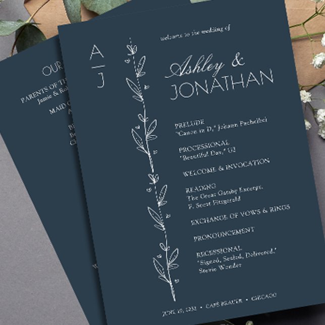 Programa Casamento de Divisor Floral Moderno (Criador carregado)