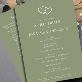 Programa Casamento de Elementos Simples Modernos Elegante