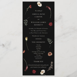 Programa Casamento de Flor Selvagem de outono de Moody