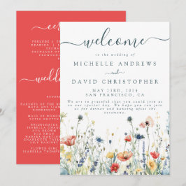 Programa Casamento de Flores Silvestres Vibrantes