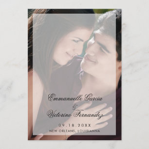 Programa Casamento de Foto Elegante Moderno