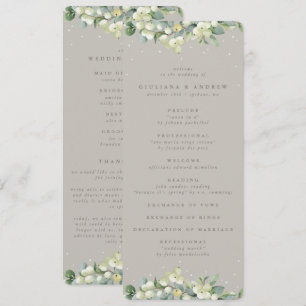 Programa Casamento de Inverno Greige Snowberry+Eucalipto